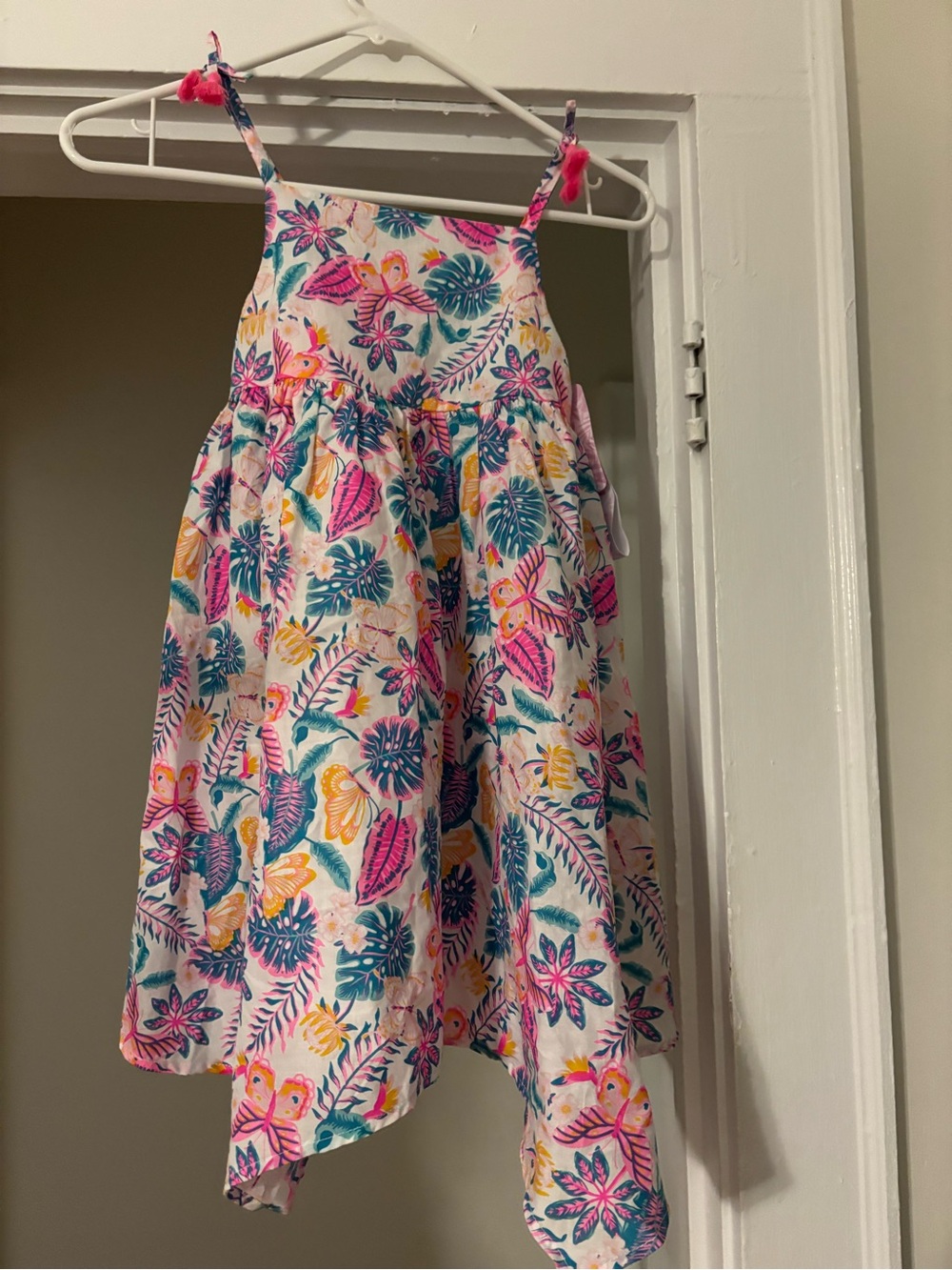 NWT Tommy Bahama Kids Tropical Butterfly Dress Girls Size 5